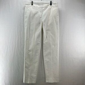 Vince Camuto Pants Womens Size 6 Chino Slim Straight Low Rise Trousers White